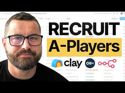 AI-driven recruiting: Clay + Otter.ai voice screening